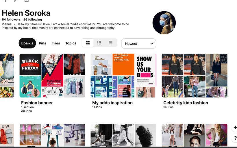 My project in Pinterest Business as a Marketing Tool course 0