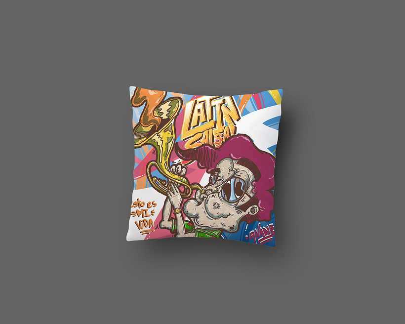 Mockup Cojin 2 "LATIN SALSA"