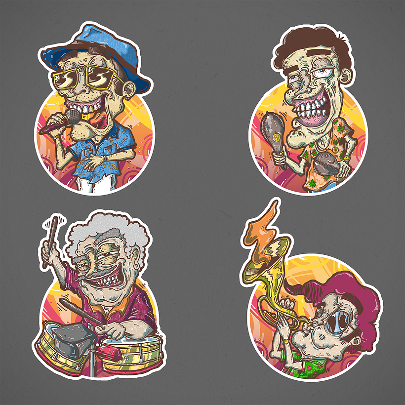 Stickers "LATIN SALSA"