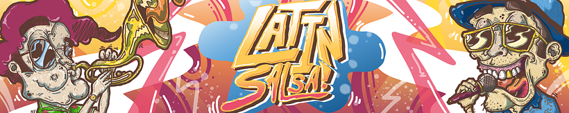 Banner "LATIN SALSA"