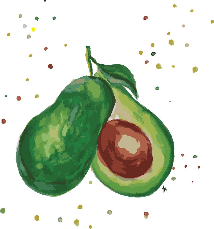 Dibujado a lapiz, pintado con la tecnica de acuarela y vectorizado en adobe illustrator