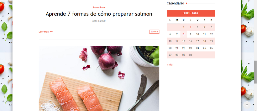 Mi recetario con WordPress 3
