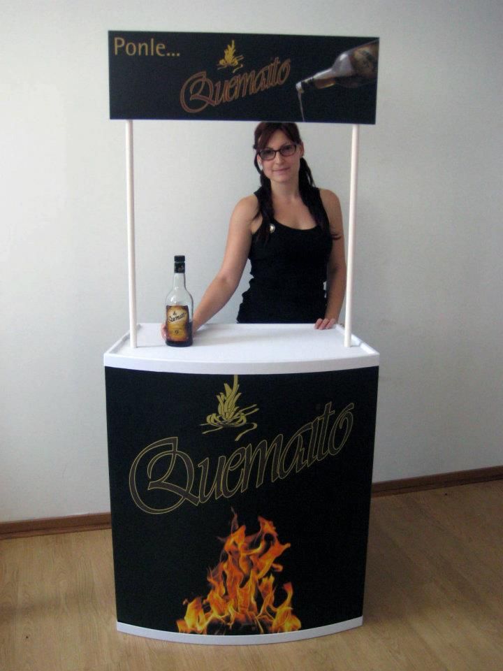 Stand para la campaña.