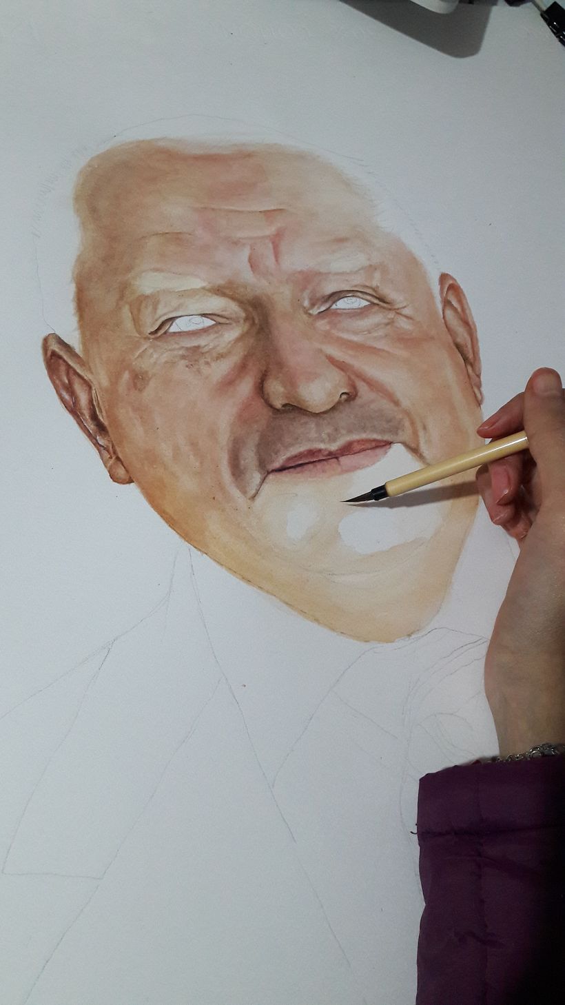 Retrato en acuarelas 3