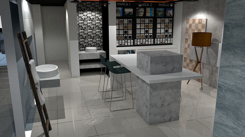 Vista interior área de productos