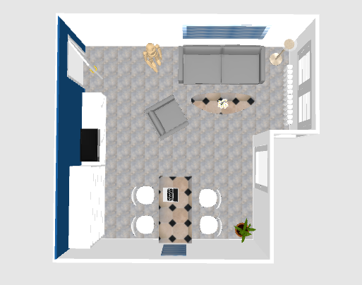 My project in Interior Design for Multifunctional Spaces course: SALON 2