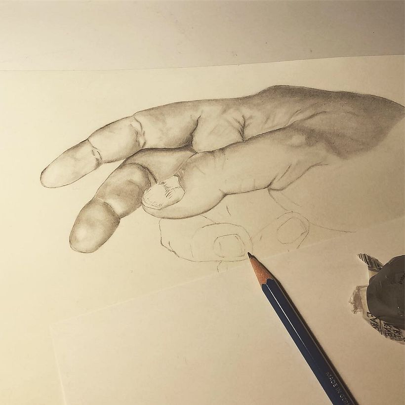 ``Unfinished hand´´  10