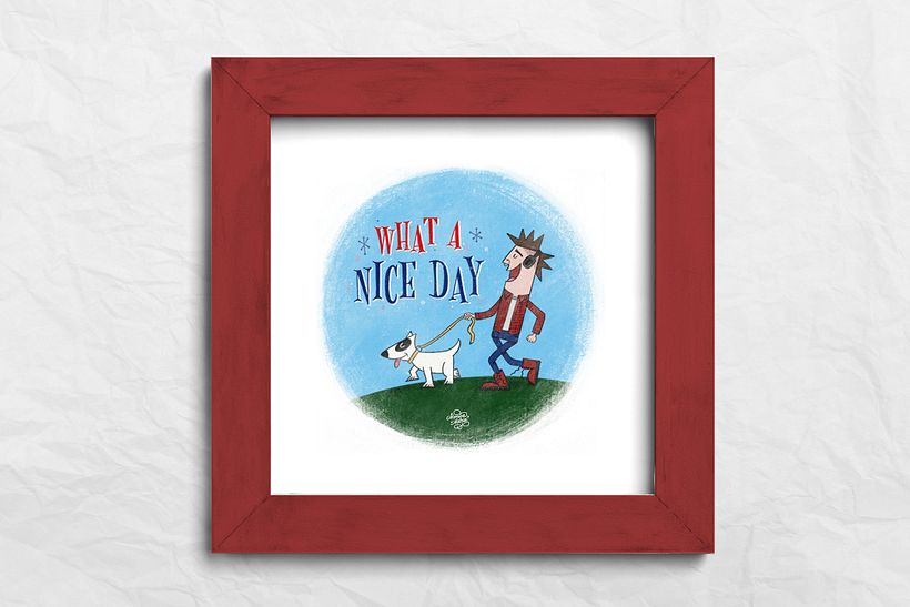 Enmarcado para decorar las paredes.