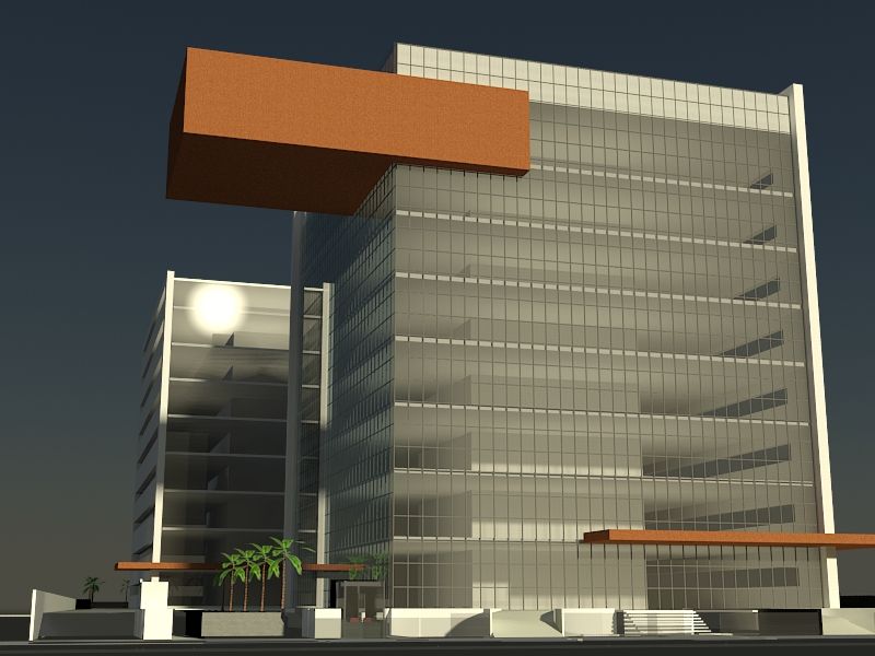 SketchUp - Prédios comerciais em Curitiba 4