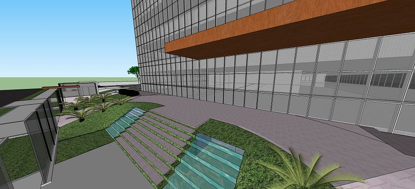 SketchUp - Prédios comerciais em Curitiba 3