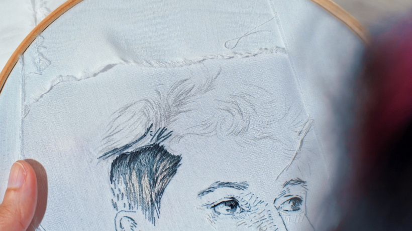 How to Embroider Hair in Less Than 4 min (TUTORIAL) 8