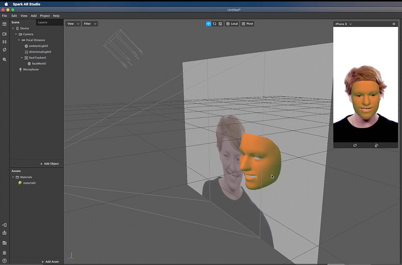 Spark AR, Face Tracker