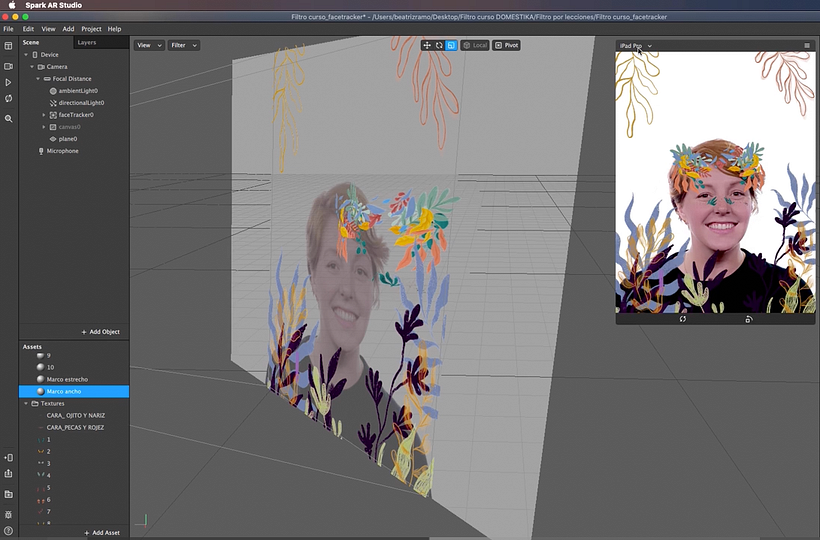 Spark AR, Canvas