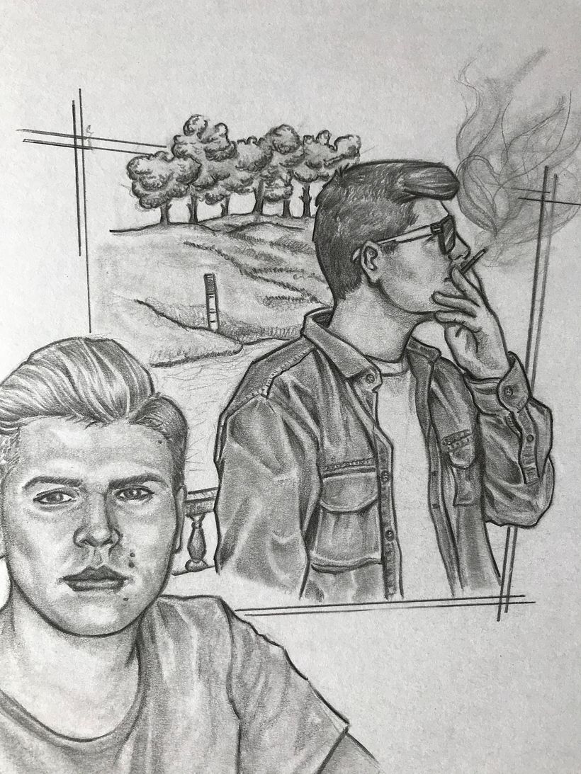 Retrato P&B - Lucas Romano 3