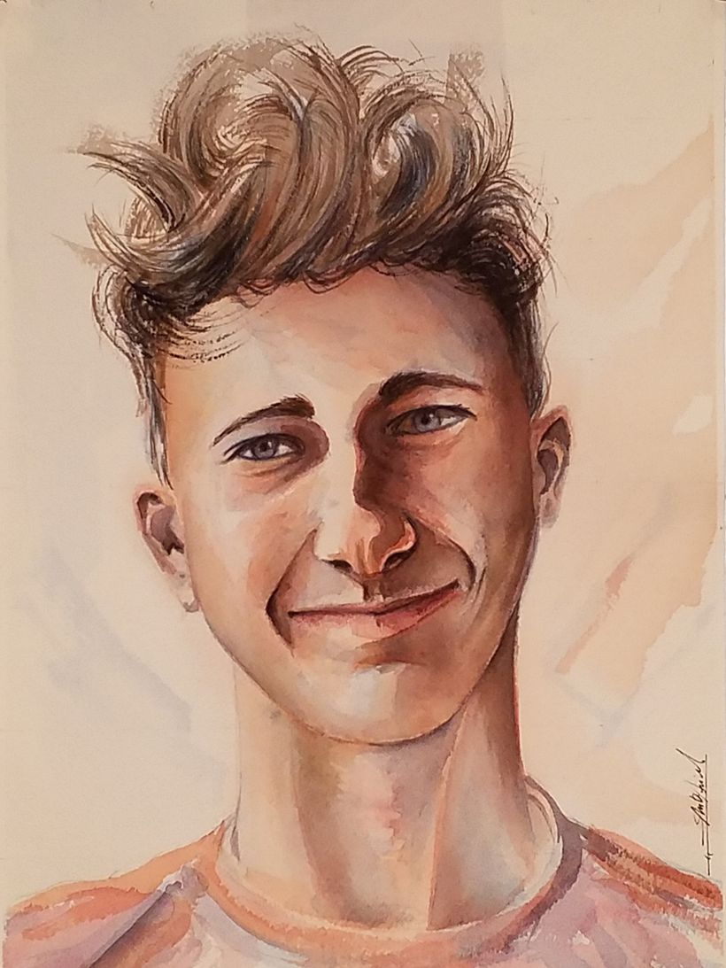 Mi Proyecto del curso: Retrato artístico en acuarela 0
