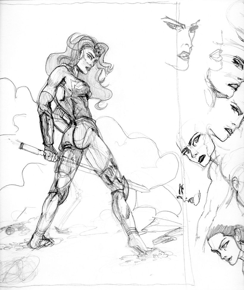 Mi Proyecto del curso: Ilustración para cómics: anatomía de un superhéroe 1