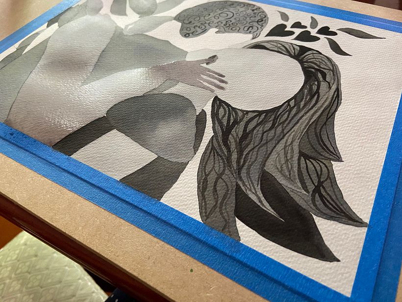 Mi Proyecto del curso: Introducción a la ilustración con tinta china -1