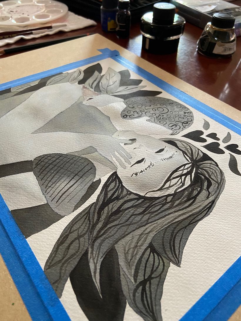 Mi Proyecto del curso: Introducción a la ilustración con tinta china 0