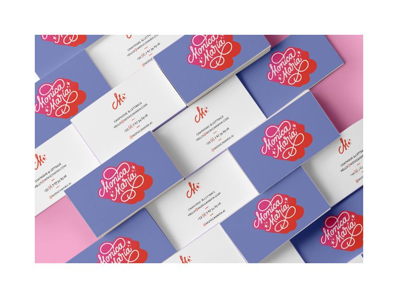 Monica Maria: Lettering cursivo 1