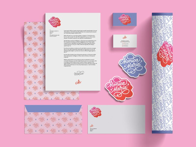 Monica Maria: Lettering cursivo 2