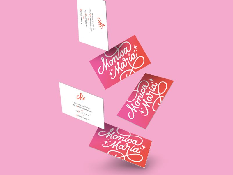 Monica Maria: Lettering cursivo 4