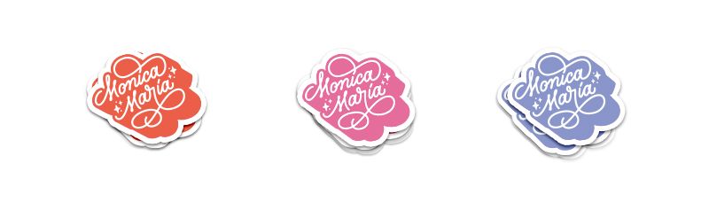Monica Maria: Lettering cursivo 6