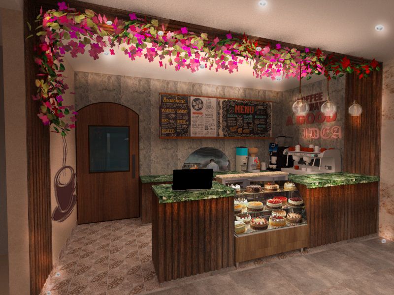 TAPAS&COFFEEBAR: INTERIOR SECTOR RECEPCION Y ENTREGA