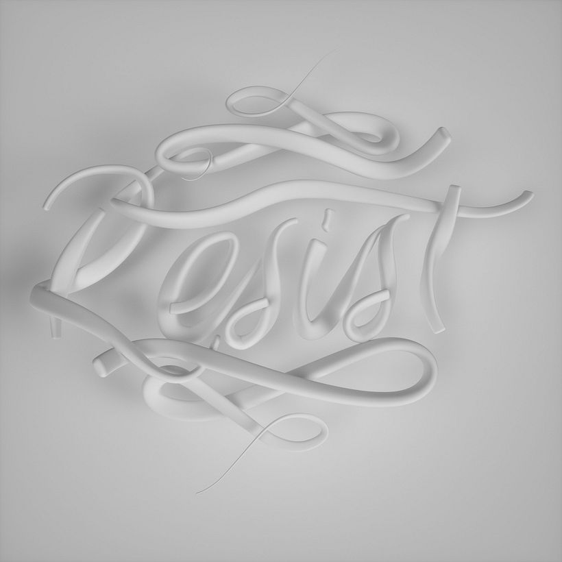 Resist 3D Lettering 1