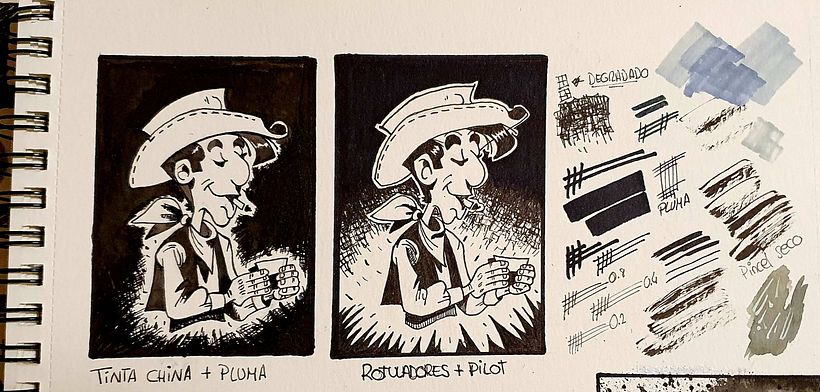 Mi Proyecto del curso: Técnicas de entintado para cómic e ilustración 0