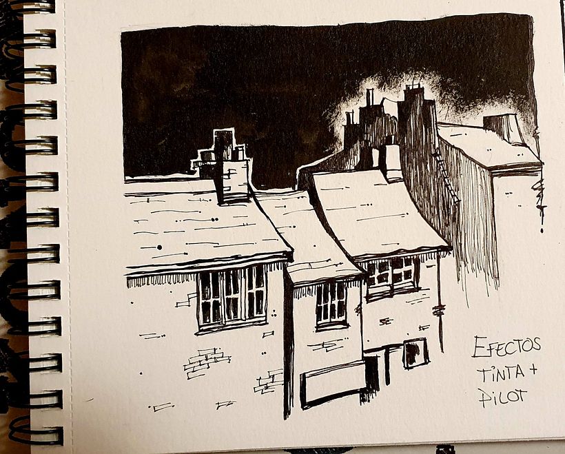 Mi Proyecto del curso: Técnicas de entintado para cómic e ilustración 1