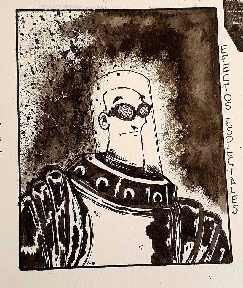 Mi Proyecto del curso: Técnicas de entintado para cómic e ilustración 2