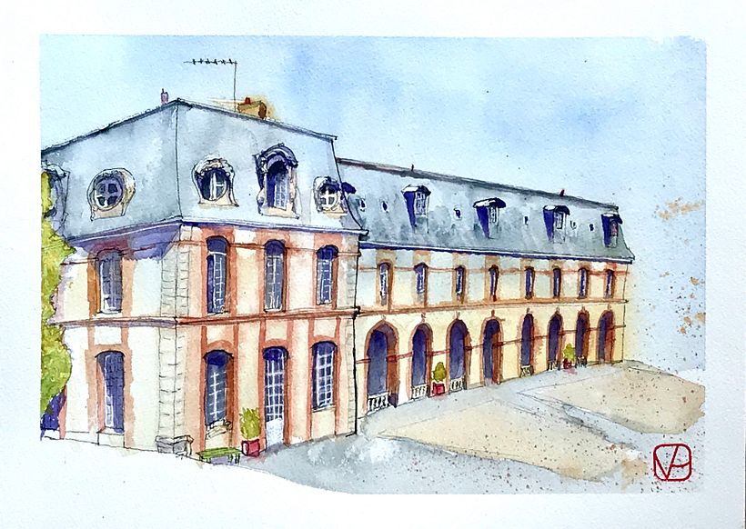 Dampierre Castle, finished project. Thanks Alex for such a great course! 