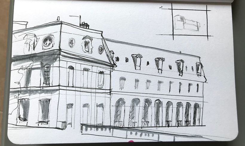 This is the second study, less detailed, doing the arches allowed me to train because I find arches tough to get right