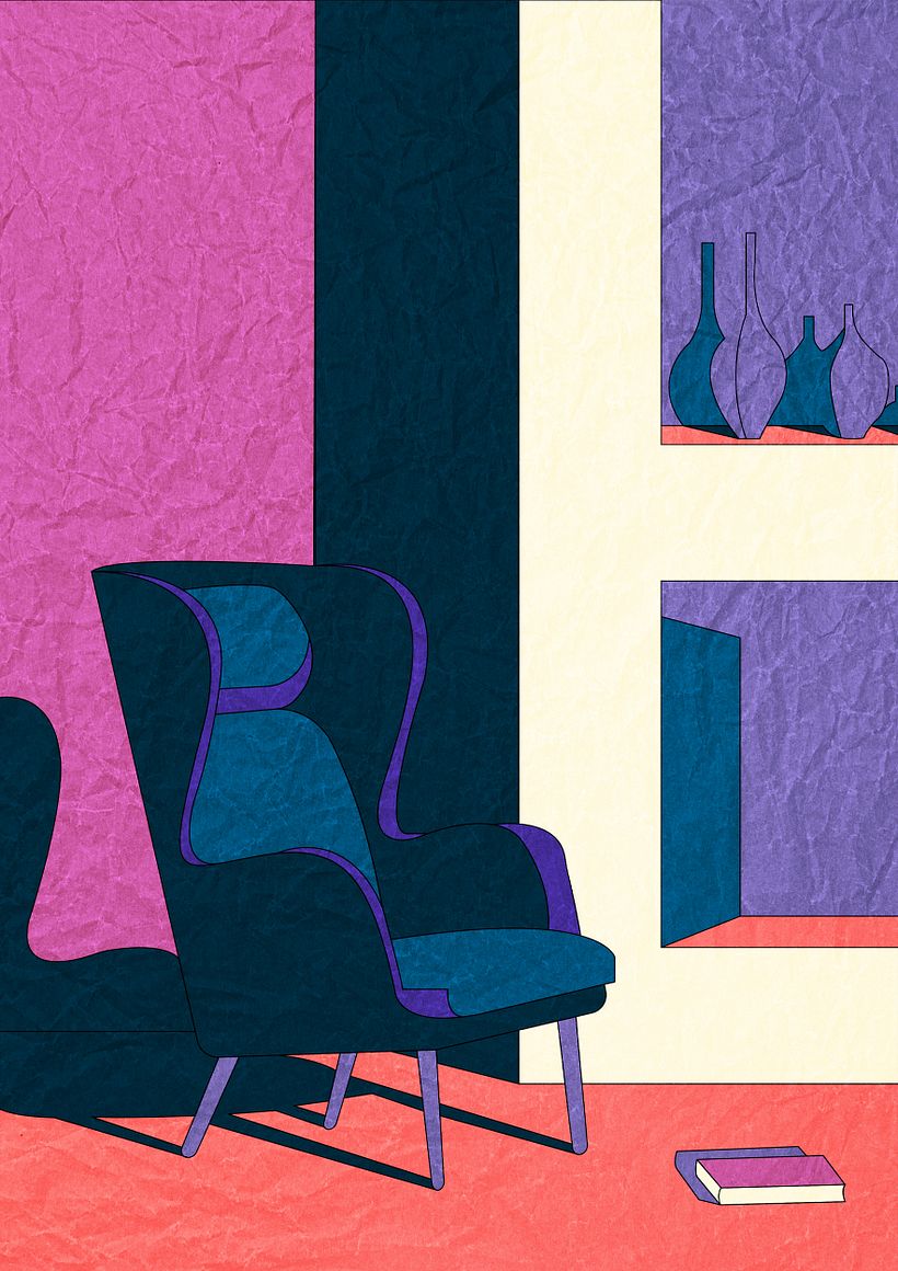 Salón. - Tradycyjna ilustracja