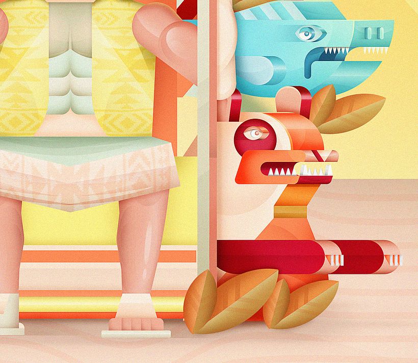 Mi Proyecto del curso: Ilustración geométrica con volumen 3