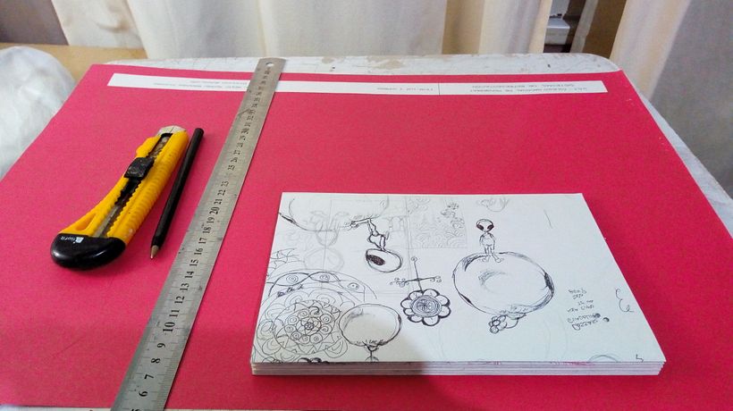 Mis rudimentaria herramientas para este proyecto. Nada pro, pero había ganas.