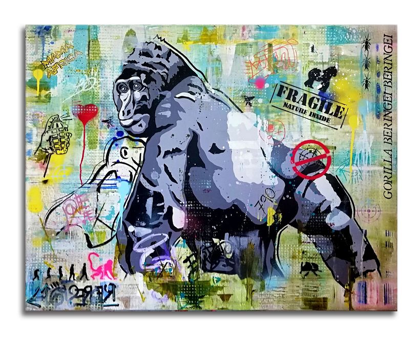 Silverback Mountain Gorilla Artwork 0