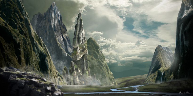 Mi Proyecto del curso: Matte Painting: creando mundos fotorrealistas Daniel Oliva 0