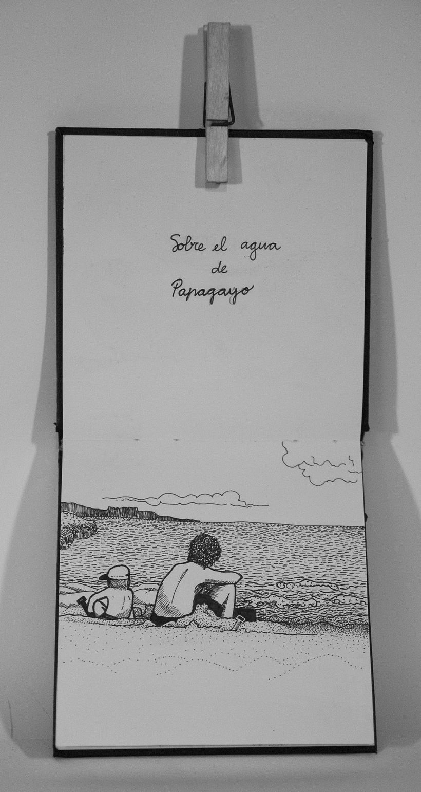 Sobre el agua de Papagayo