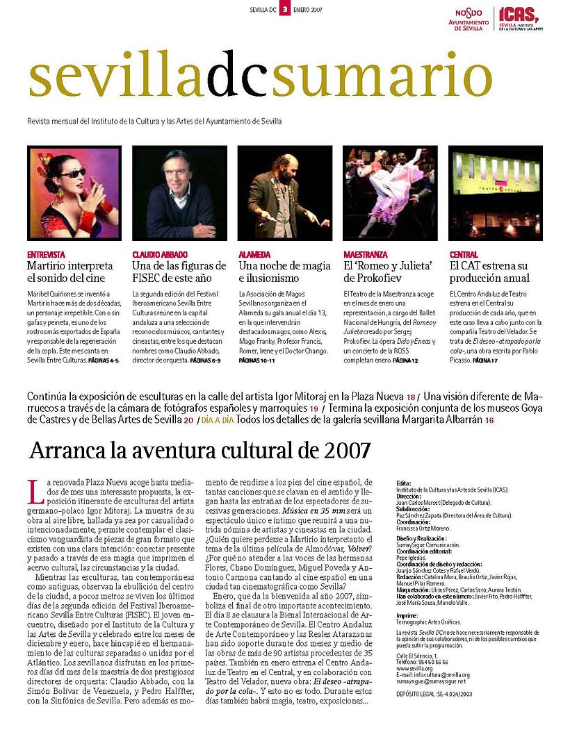 Revista cultural Sevilla DC 0