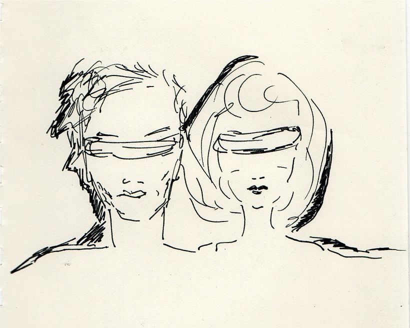 Blindness between us.