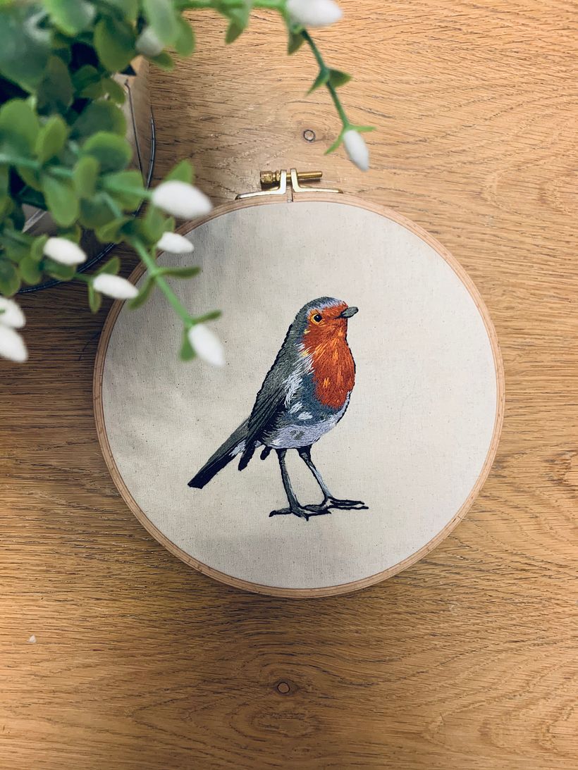 My project in Painting with Thread: Textile Illustration Techniques course 0