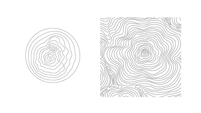 Inspiración mapas topográficos