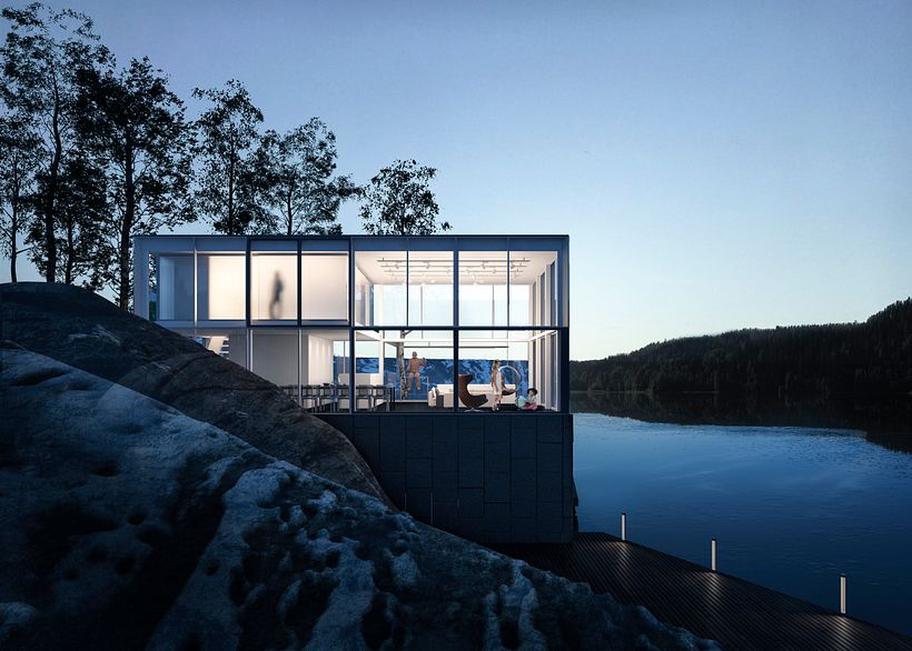 Glass house 