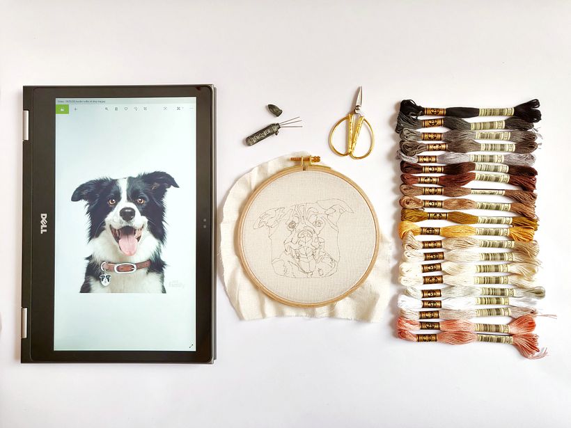 Mi Proyecto del curso: Needle painting para principiantes 1
