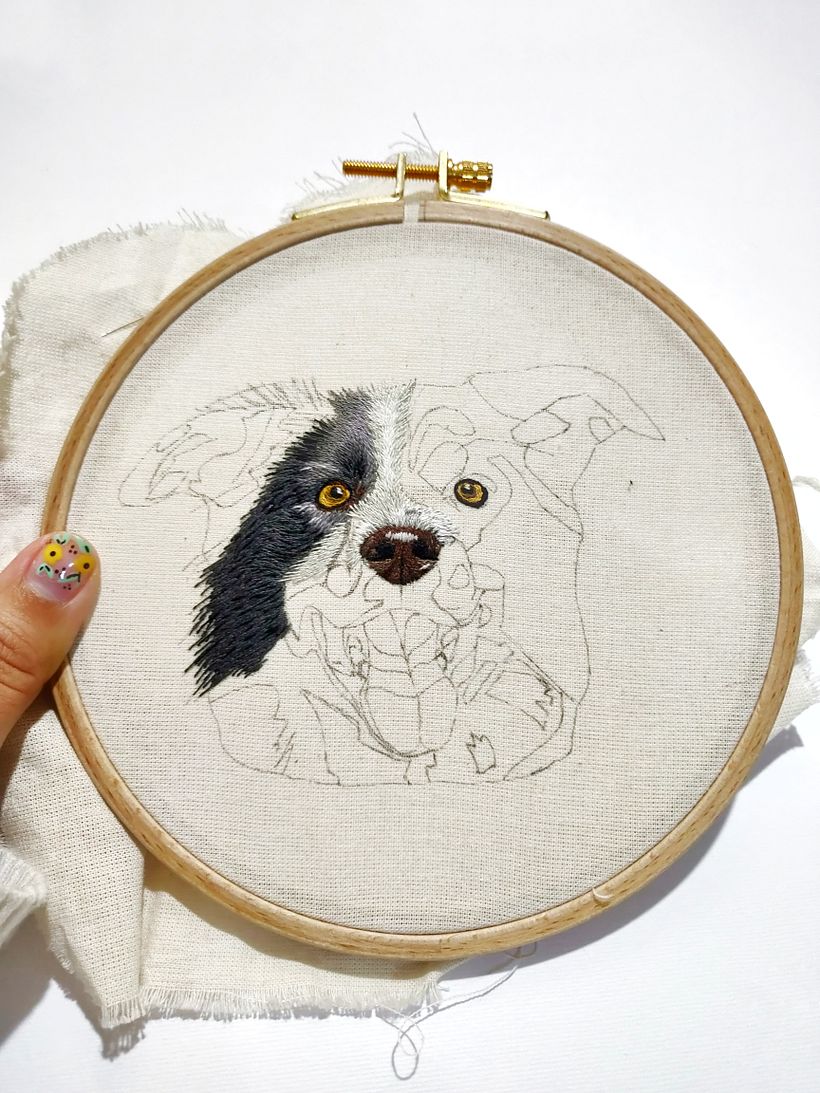 Mi Proyecto del curso: Needle painting para principiantes 3