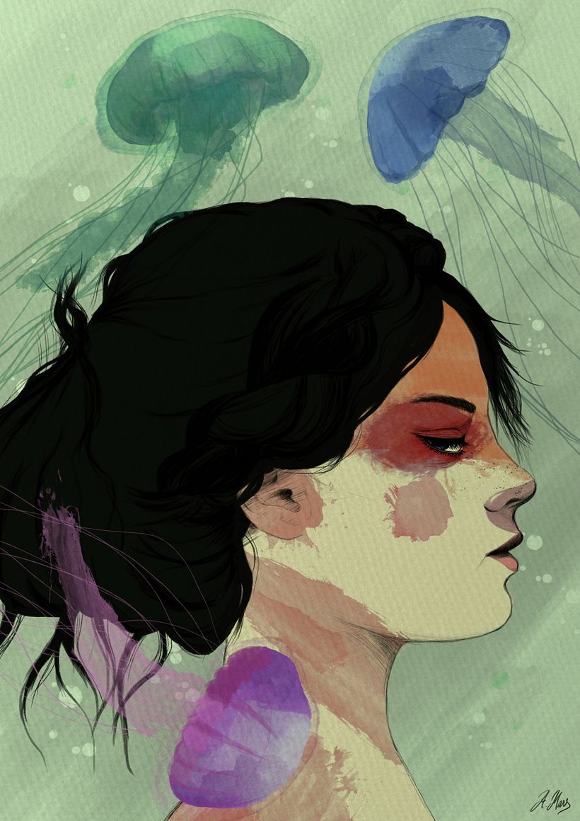 Mi Proyecto del curso: Técnicas de ilustración con acuarela digital 0