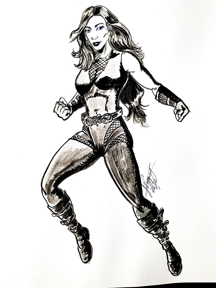 Mi Proyecto del curso: Diseño de personajes femeninos para cómics 1