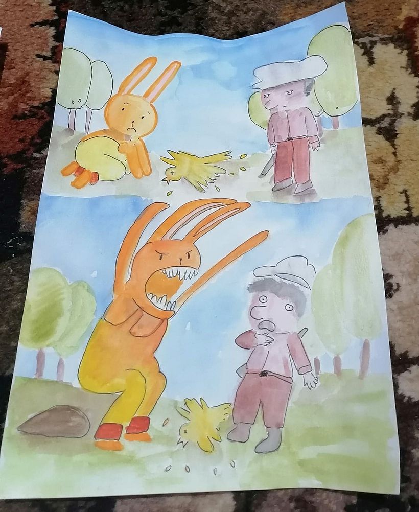 My project in Introduction to Colour Psychology: Chromatic Narrative course 1