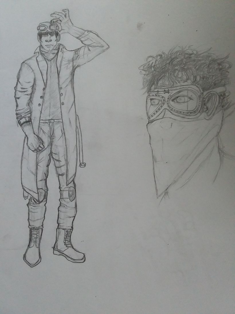 Mi Proyecto del curso: Ilustración para cómics: anatomía de un superhéroe -1